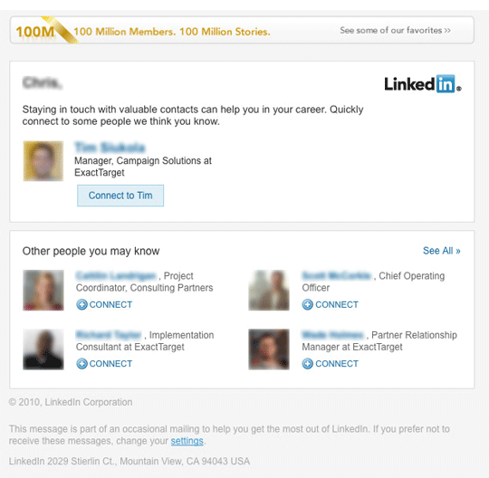 Linkedin:这是你可能认识的人,赶快去看看吧~ RunKeeper:Linkedin:这是你可能认识的人,赶快去看看吧~