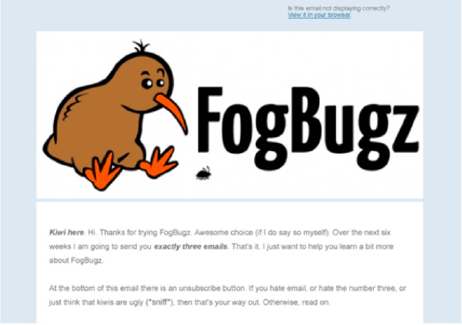 Fogbugz欢迎邮件 Fogbugz欢迎邮件